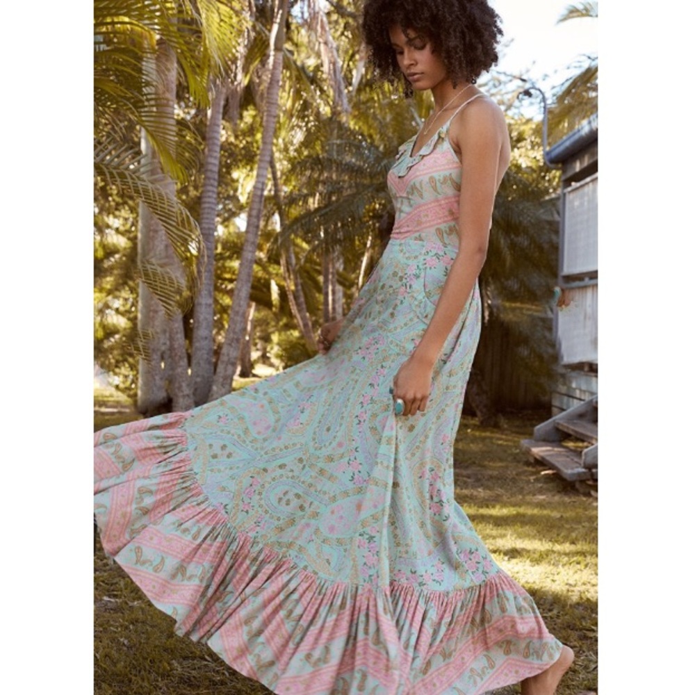 Spell & The Gypsy City Lights Strappy Maxi - Picture 3 of 8